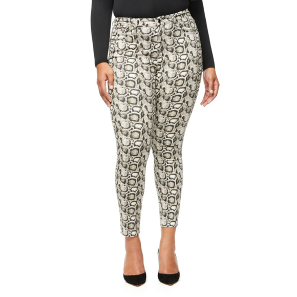 GOOD AMERICAN NWT Good Legs Skinny Jean in Snakeskin // 14 - Picture 2 of 10